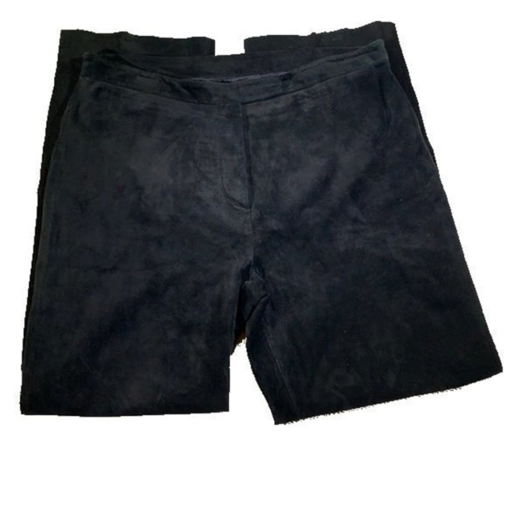 Brandon Thomas | Black Suede Pants